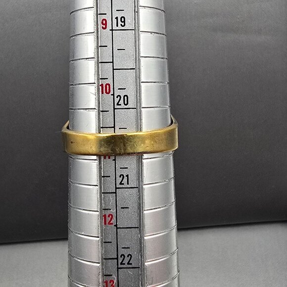 VTG Vargus Sterling Vermeil Black Onyx Diamond Men Signet Initial Ring Size 11 - Picture 7 of 12